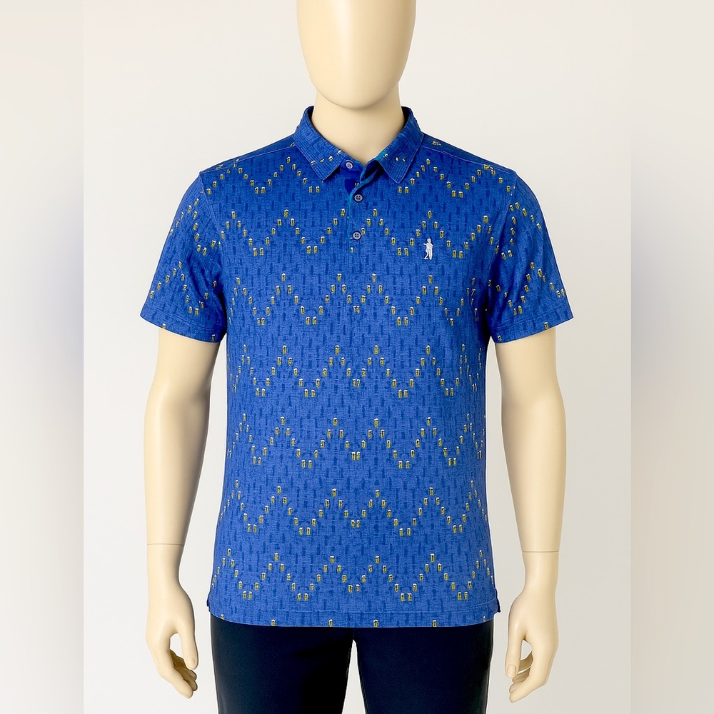 William Murray Golf Polo Small Blue Beer Mug Print